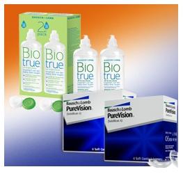  PureVision 6er: 2 Boxen + 2x Biotrue Doppelpack 